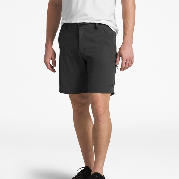 The North Face Gray Flat Front Shorts - Picture 1 of 7